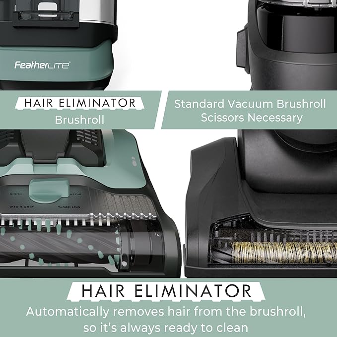 Kenmore DU1275 Featherlite Bagless Upright Vacuum Lightweight Carpet Cleaner with 4 Height Adjustment, Hair Eliminator Brushroll & 2 Cleaning Tools