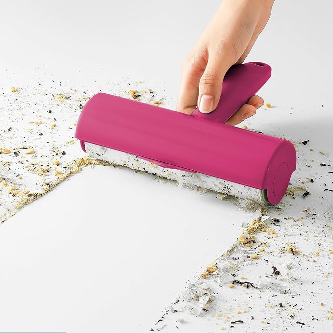 6.3 inch Large Lint Roller Refills Compatible with PetLovers BomDa YabeePet Fedicelly Large Lint Rollers for Pet Hair Extra Sticky 60 Sheets per Refill Pack of 5 Rolls 300 Sheets Total - Image 3