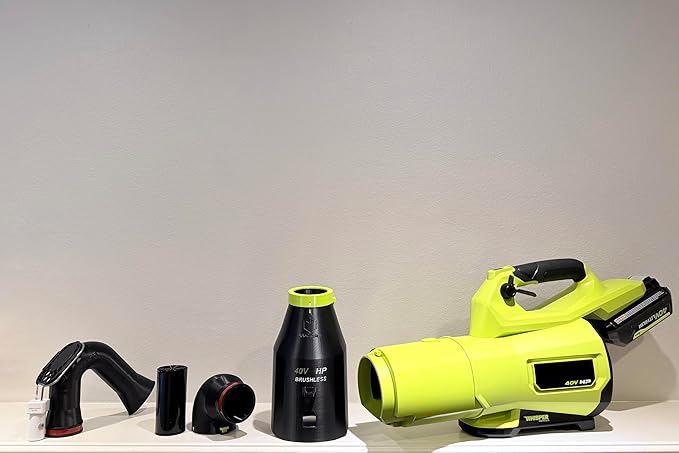 ArloCatcher Car Drying Nozzle Attachment for RYOBI 40V 800CFM RY40HPLB01 Leaf Blower, Compatible with ArloCatcher 2-Story High Gutter Cleaning Kit