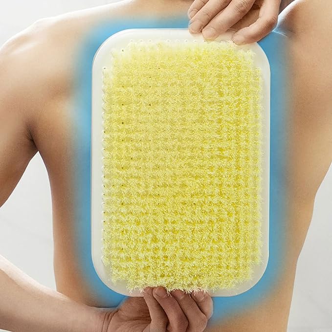 Dry Brushing Body Back Rubbing Brush Back Massage Bath Brushes Exfoliating Stain Removal Scrub Wall Mounted Bathroom Body Wash Cleaning Tool