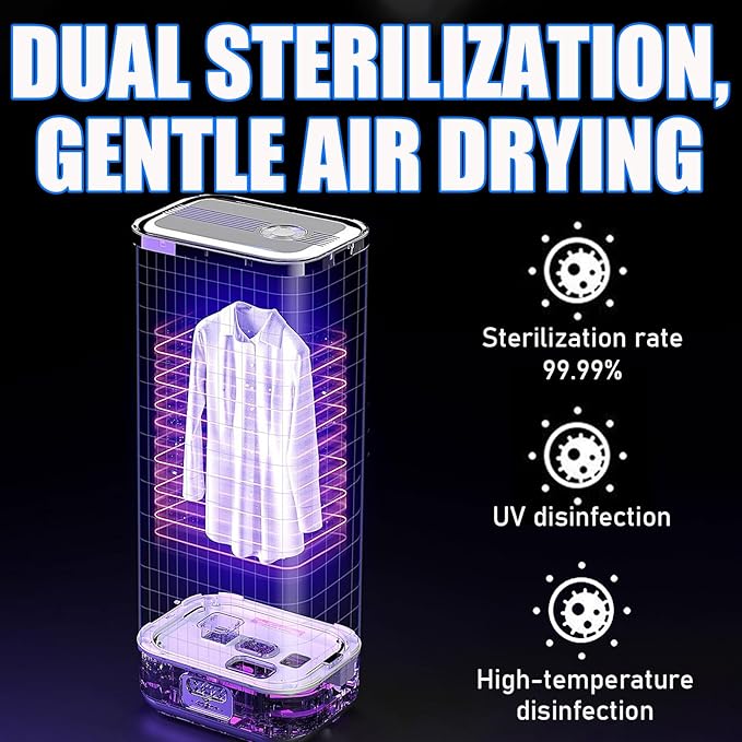 900W Upgraded Garment Steamer - Vertical Steam Iron, Wireless Automatic Quick-Drying Steam Machine with Anti-Wrinkle, Folding Portable & Steam Closet, for Hanging Clothes, Clothes & Fabric