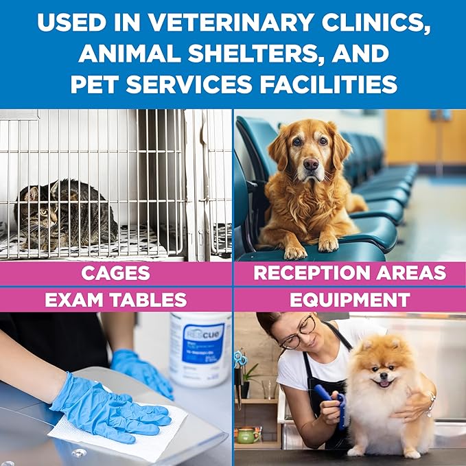 REScue One-Step Ready-to-Use Disinfectant Cleaner & Deodorizer ?€? For Veterinary Use, Animal Shelters, Pet Foster Homes, Kennels, Litter Box ?€? 32 Ounce RTU (Spray Nozzle NOT Included)