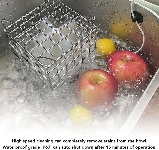 Mini Ultrasonic Dishwasher, Multifunctional Kitchen Dishwasher, Portable Washing Machine Fruit Dish Washer for Travel/Apartment/Home/Dormitory Washing Dishes, Fruits