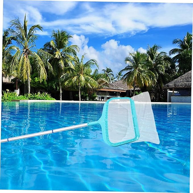 Swimming Pool Leaf Skimmer Net Pool Cleaning Tool for Efficient Maintenance of Spas Fountains Ponds and Sturdy Design