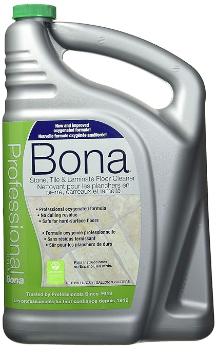 Bona Stone, Tile and Laminate Floor Cleaner, Fresh Scent, 1 Gal Refill Bottle