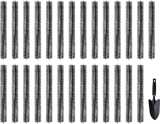 VEVOR Gutter Brush, 4.33 inch Diameter 80 Feet Total Length Gutter Cleaning Tools, Ground-Level Brush Leaf Guard for 5 Inch Gutters, Easily Clear Roof Leaves and Debris, 27 Pack