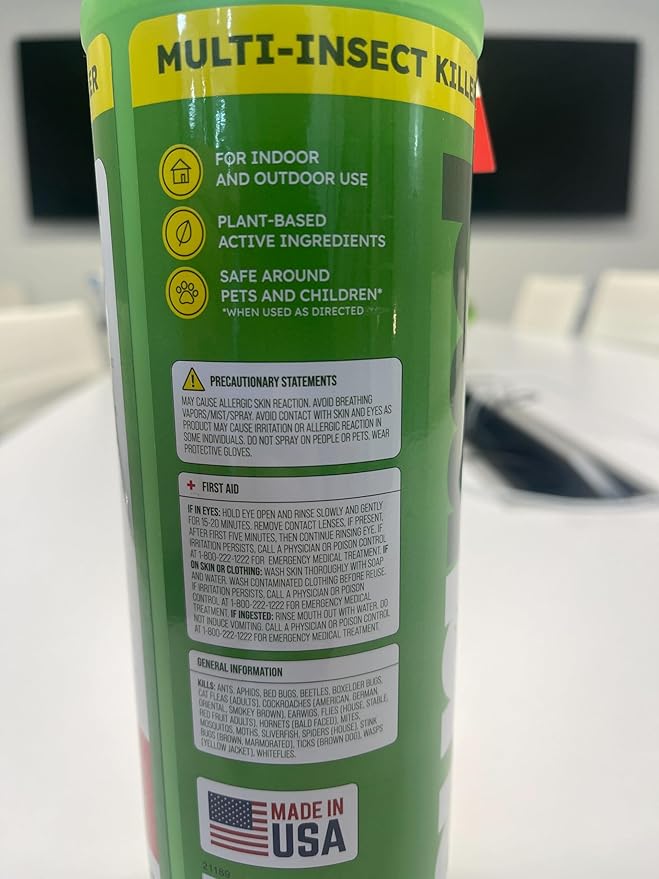 BugMD 32 oz Ant Killer & Bug Spray - Roach and Cockroach Killer Indoor, Spider and Flea Spray for Home, Fly and Insect Defense, Natural, Safe with Essential Oils, Plant-Powered, Pest Control Pack of 2