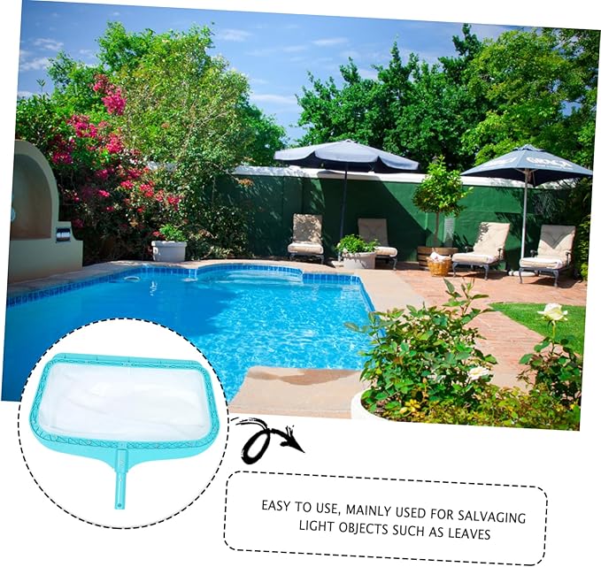 Swimming Pool Leaf Skimmer Net Pool Cleaning Tool for Efficient Maintenance of Spas Fountains Ponds and Sturdy Design