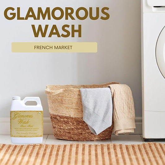 Worldwide Nutrition Bundle Compatible with Tyler Glamorous Wash French Market Scent Fine Laundry Liquid Detergent - Luxury Liquid Laundry Detergent - 907g (32 Fl Oz) Container with Keychain