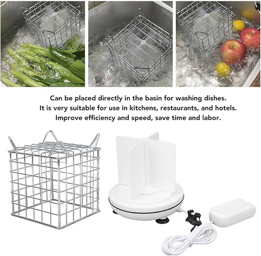 Mini Ultrasonic Dishwasher, Multifunctional Kitchen Dishwasher, Portable Washing Machine Fruit Dish Washer for Travel/Apartment/Home/Dormitory Washing Dishes, Fruits