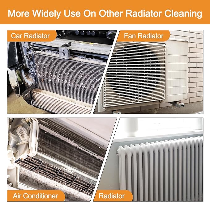 Radiator Cleaning Wand, Pressure Washer Wand, Auto Water Tank Cleaning Device, For Pressure Washer, Car Truck Washer Wand, Gutter Cleaning Tool Fit Over 2000PSI Pressure Washer