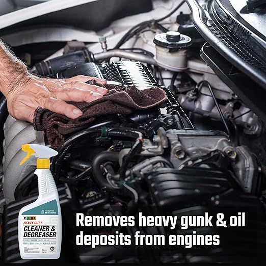 CLR PRO Heavy Duty Multi Surface Industrial Cleaner and Degreaser - Lifts Grease, OIl, Food Residue and Grime with a Foaming Spray, 32 Ounce Bottle (Pack of 2)