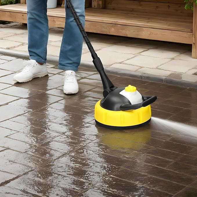 Pressure Washer Surfaces Cleaner - Patio Cleaner Powerful Sidewalk Scrubber | Outdoor Scrubber Multipurpose Pressure Washer Attachments for Driveways Sidewalks Yards