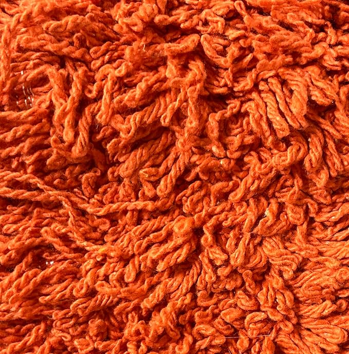 Ultimate Dust Mop Kit: Industrial-Grade Performance, Heavy-Duty Frame, Telescopic Handle - Orange 36 Inch