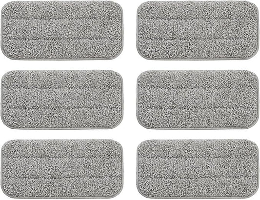 Seyola Steam Mop Pads for Floor Cleaning, Washable and Reusable Replacement Mop Pads 6pack