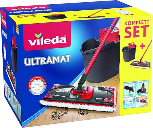 Vileda 132246 Ultramat Complete Set Ultramat System with Ultramat Bucket with Power Press