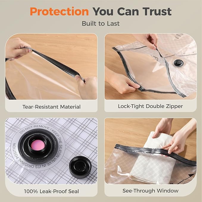 Nicetree 18-Pack Vacuum Storage Bag