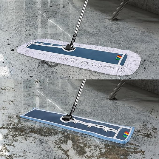 MASTERTOP 93cm Microfibre Mop Heads Replacement for Industrial Mop, Cleaning Heads for Hardwood, Tile, Laminate, Garage, School, Mall, Suit for B0CQ7MQJ65 B0DPM7JNBL B0FBF93RXT