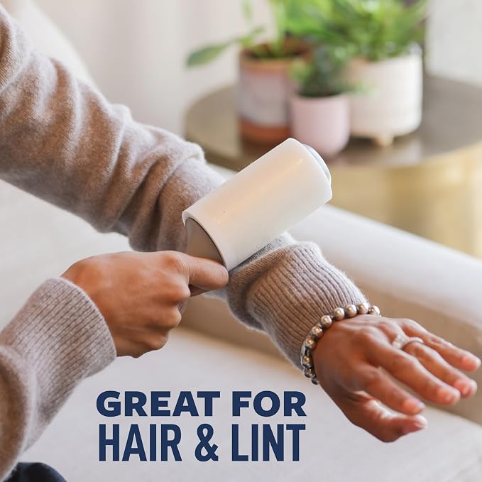 Scotch-Brite Everyday Clean Lint Roller, 140 Sheets Total,2 Packs | Lint Remover for Pet Hair, Dark Clothes, Furniture and Dusty Surfaces, Picks Up Fur & Fluff in Your Home, Car, & Office - Image 4