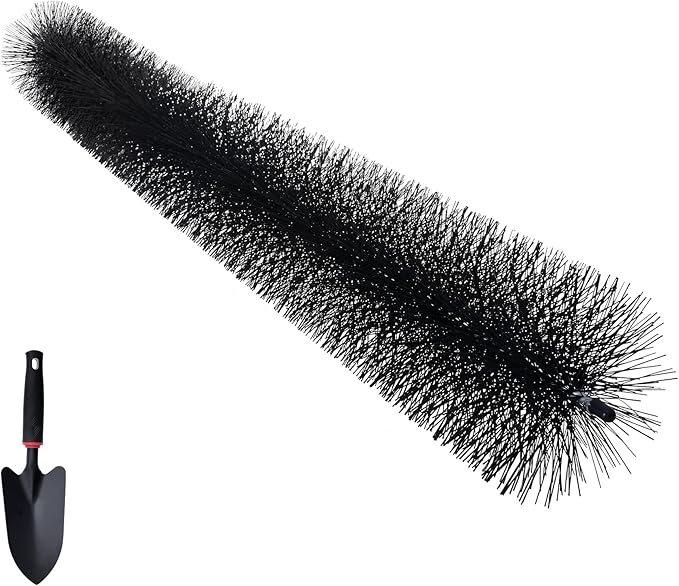 VEVOR Gutter Brush, 4.33 inch Diameter 120 Feet Total Length Gutter Cleaning Tools, Ground-Level Brush Leaf Guard for 5 Inch Gutters, Easily Clear Roof Leaves and Debris, 40 Pack