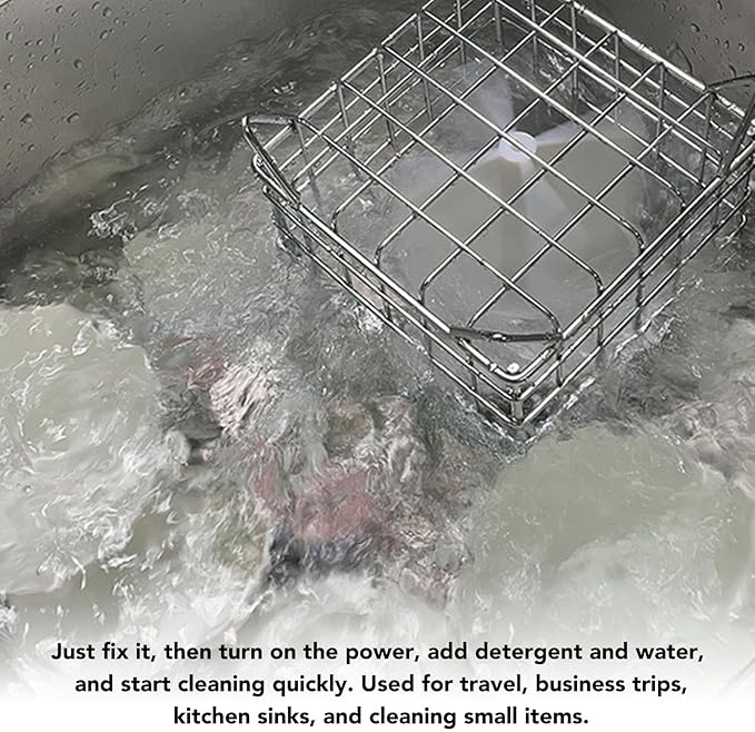 Mini Ultrasonic Dishwasher, Multifunctional Kitchen Dishwasher, Portable Washing Machine Fruit Dish Washer for Travel/Apartment/Home/Dormitory Washing Dishes, Fruits