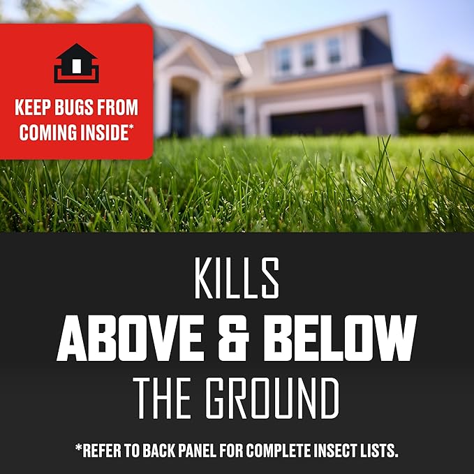 Ortho BugClear Lawn Insect Killer1: Treats up to 33,000 sq. ft., Protect Your Yard & Garden Against Ants, Spiders, Ticks, Armyworms, Fleas & Grubs, 20 lbs.