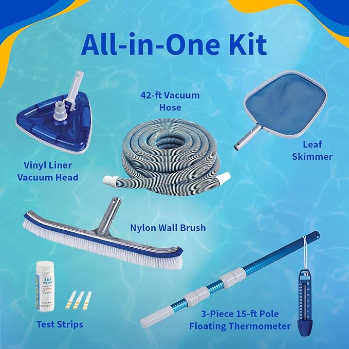Blue Wave NA394 Large Maintenance Kit for Above Ground Pools