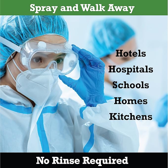 SNiPER Hospital Disinfectant, Odor Eliminator & All-Purpose Cleaner, Made in the USA, 32 Ounce Spray, 4-pack