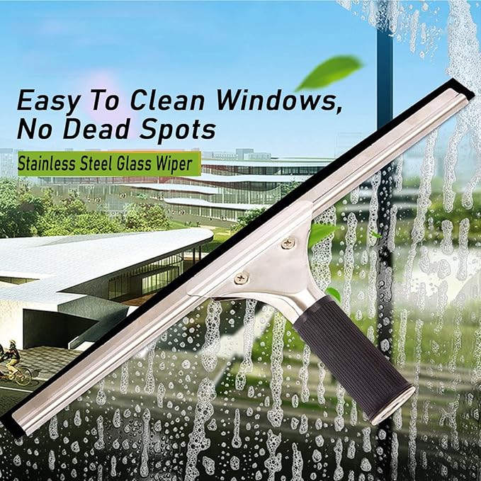 Window Cleaning Wand, Water Feeding Telescopic Brush for Pv Panel Cleaning - 12m/40ft, Roof Cleaning Tool Window Cleaner Kit,35cmbrushhead-6M/20FT,35cmbrushhead-12M/39FT
