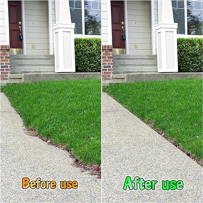 Manual Lawn Edger with Saw Tooth Blade, Half Moon Edger Lawn Tool, Stainless Steel Garden Edger with T Grip Handle for Cleaning Edges Along Sidewalks Driveways and Flower Beds
