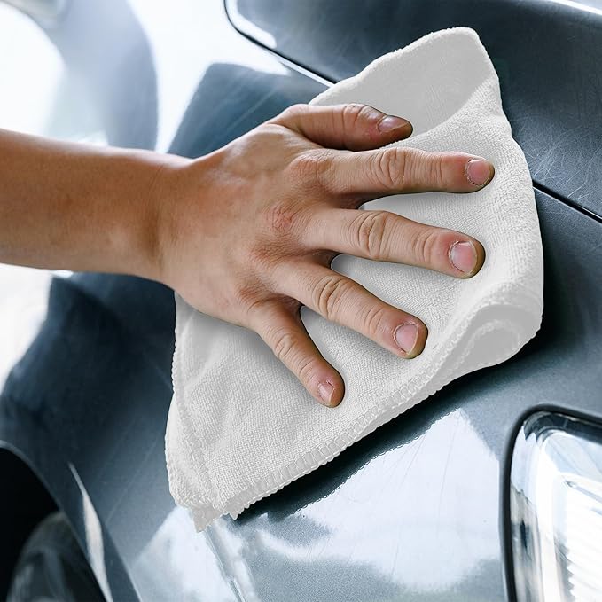 ZYROFIX Microfiber Cleaning Cloths (Value Pack of 36) Size 16" x 16", Highly Absorbent Cleaning Rags, Lint Free Towels, Reusable and Washable, Microfiber Towels for Cars