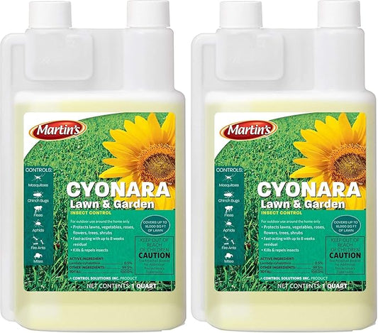 Martin's 32 oz Cyonara Lawn & Garden Concentrate, Clear, 1 Quart (Pack of 2)