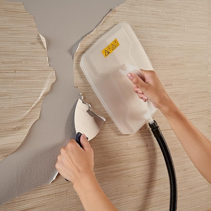 Wagner Spraytech 2439019 725 Wallpaper Steamer, Steam Cleaner for Easy Wallpaper Removal, 2 Steam Plates Included