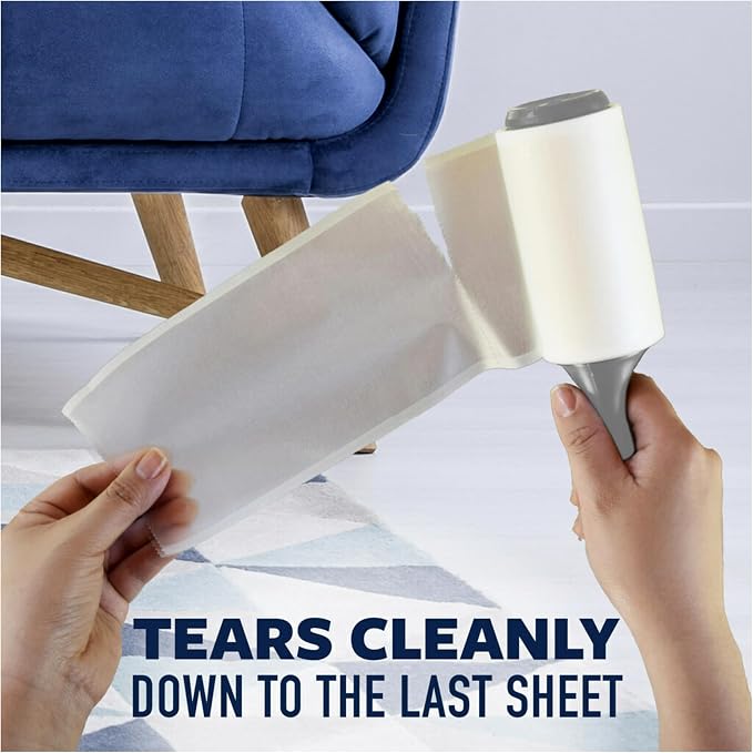Scotch-Brite Everyday Clean Lint Roller Refills,420 Sheets Total, 6 Pack | Lint Remover for Pet Hair, Dark Clothes, Furniture and Dusty Surfaces, Picks Up Fur & Fluff in Your Home, Car, & Office - Image 5