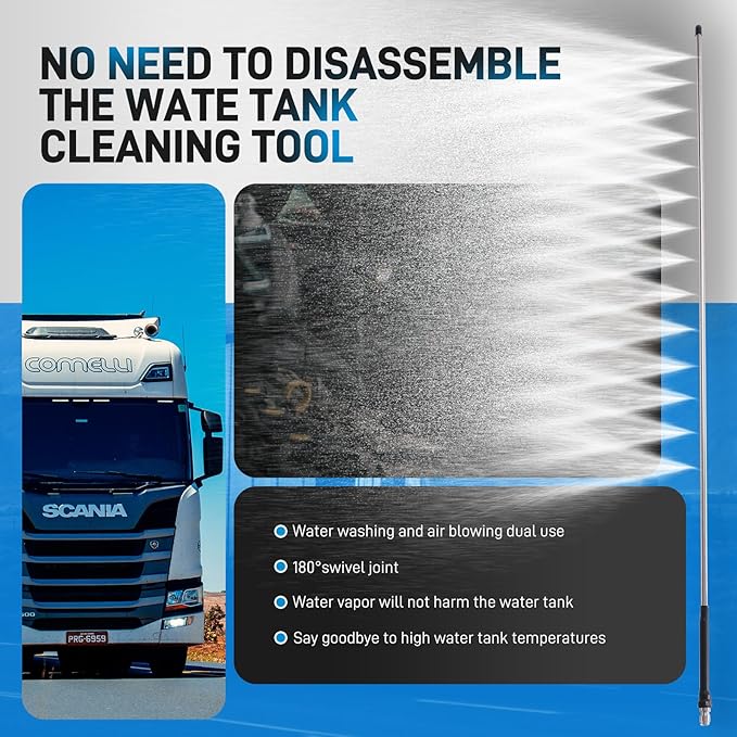 40 in Radiator Cleaning Wand,Radiator Cleaning Tool,Radiator Genie Water Air Cleaning Wands, Home Car Truck Power Washer Wand, Fit Over Max 5000PSI Pressure Washer(With Switch)