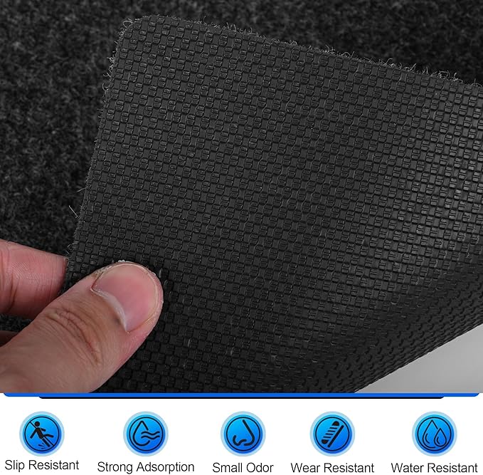 ToLanbbt 10PCS Urinal Mats for Men Bathroom Non-Slip Urinal Floor Mats Water Absorption Urinal Pads for Mens Room Disposable Commercial Toilet Urine Mats for Men’s Bathroom Restroom, Dark Gray