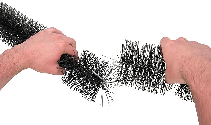 Gutter Brush Guard, Prevents Clogs, Filters Leaves, for 5 Inch Gutters (4.25 Inch - 40 Ft.)