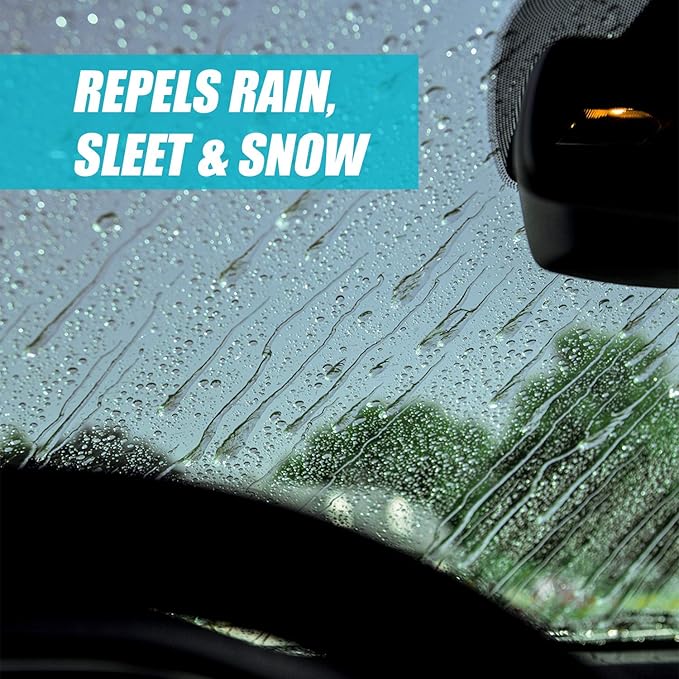 Invisible Glass 91184 Clean & Repel ?€? Aerosol Glass Cleaner and Rain Repellent, Cleans Exterior Windshields, Repels Rain, Sleet, Snow, Improves Wet Weather Driving Visibility ?€? 19 oz