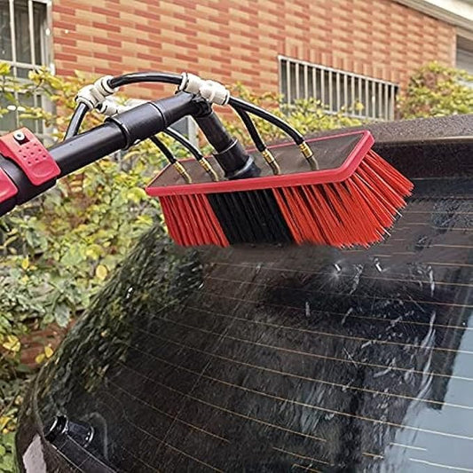 Telescopic Window Cleaning Pole & Solar Panel Brush3.610.8m Water Fed Roof Cleaning Tools for Conservatories & Photovoltaic Panels 7.2m/24FT