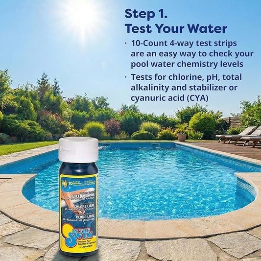 In The Swim Ultimate Pool Opening Chemical Start Up Kit - Above Ground and In-Ground Swimming Pools - Up to 35,000 Gallons