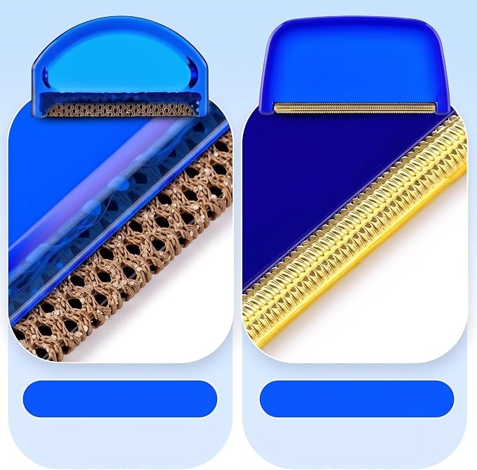 Boao 20 Pieces Sweater Combs to Remove Pilling, Multi-Fabric, Retro Luxury | Fabric Shaver Comb for Wool Cashmere Cotton, Metal Blade Removes Sweater Fuzz Bobbles for Knits Scarves Coats Pants Blankets - Image 7