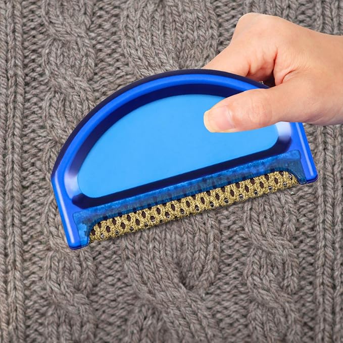 Boao 4 Pieces Sweater Combs to Remove Pilling Sweater Defuzzer,Retro Luxury | Multi-Fabric Sweater Comb, Wool Cotton Pilling Remover, Remove Fuzz and Bobbles from Clothes Coats Blankets - Image 7