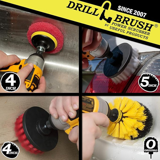 Cleaning Supplies - Bathroom Accessories - Drill Brush - Scouring Pad - Shower Cleaner - Bath Mat - Tile - Bathtub - Sink - Shower Door - Grout Cleaner - Kitchen Accessories - Outdoor - Scrub Brush