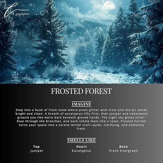 Lapew Frosted Forest Scented Cleaning Bundle | Carpet Deodorizer Powder (16 oz) & Mop Soap Concentrate (36 oz) | Pet-Friendly Odor Eliminator