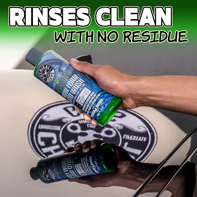 Chemical Guys Car Wash Soap for Foam Cannon or Bucket, Honeydew Snow Foam Car Wash Soap for Trucks, Motorcycles, RVs & More, Super Suds, Honeydew Scent - 64 oz (Half Gallon)