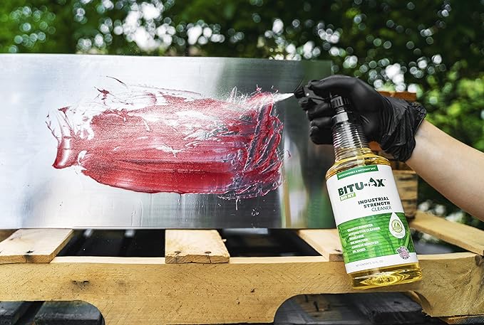 Bio NT: Adhesive & Graffiti Remover, Automotive Cleaner, Degreaser, Removes Adhesives, Paint, Ink, Graffiti, Gum, and Grease. Cleans Tools, Equipment, Machinery. (32 oz spray bottle)