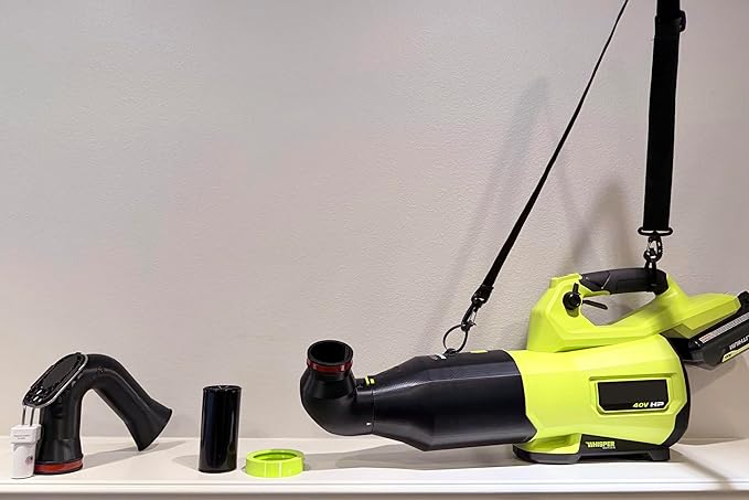 ArloCatcher Car Drying Nozzle Attachment for RYOBI 40V 800CFM RY40HPLB01 Leaf Blower, Compatible with ArloCatcher 2-Story High Gutter Cleaning Kit