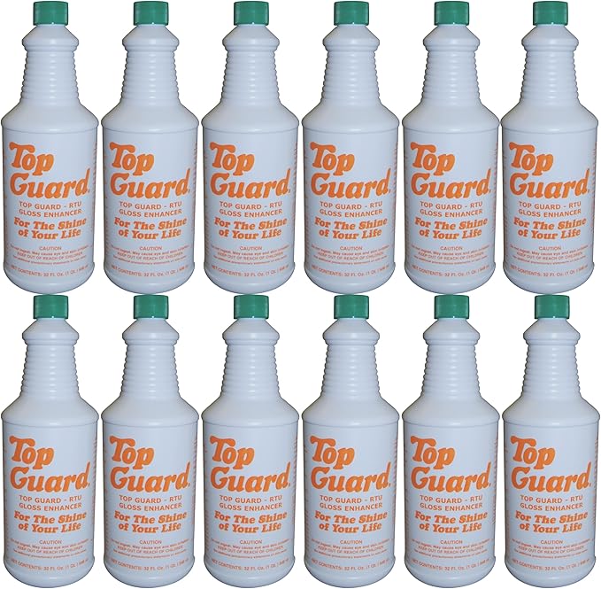 Ready To Use - Industrial and Commercial Cleaning Supplies Floor Protection, Surface Shield, Creating a Lustrous Wet Look Shine Floor Finish, Floor Shine for All Floors (12x1 Quartz)