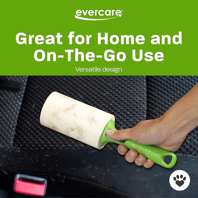 Evercare Lint Roller Pet Hair Remover Giant 60 Layers Per Roll, Green - Image 7