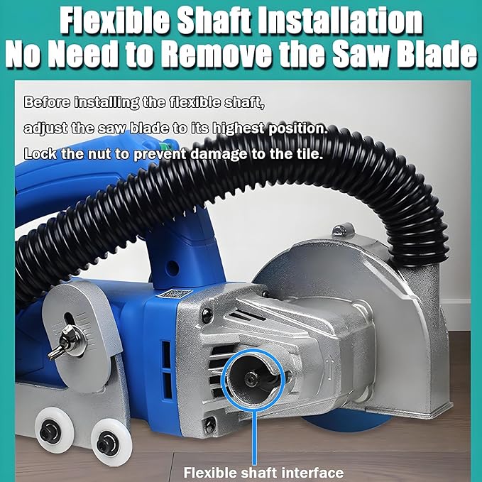 1200W Electric Tile Joint Cleaning Machine - Automatic Grout Cleaner for Ceramic Tiles, Shower & Bathtub Seam Tool, Efficient Gap & Crevice Slotting, Heavy-Duty Floor Cleaner
